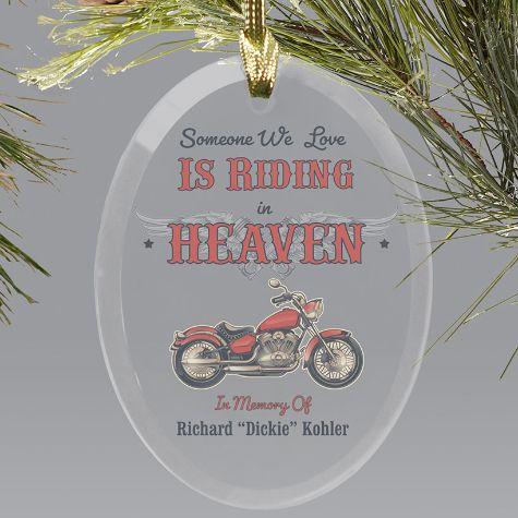Personalized Someone We Love Memorial Ornaments - Riding