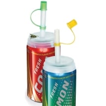 2-Pk. Beverage Caps and Can Straws