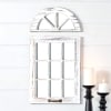 Distressed Wood Windowpane or Arch Mirrors