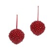 Sets of 2 Red Berries Ornaments