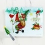 11" Holiday Cutting Board and Spreader Set - Gnome