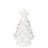 2022 Retro Lighted Halloween Trees - Ghostly White Small Tabletop Tree