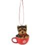 Pet Tea Cup Ornaments - Yorkie