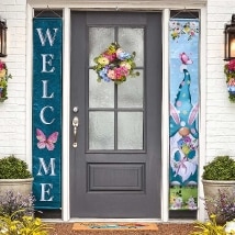 Set of 2 Themed Porch Banners