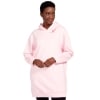 Pink Hooded Long Terry Sweatshirt with "Love" - Medium