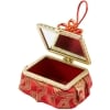 Fabric Jewelry Box with Mirror - Rectangle