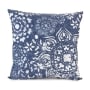 Floral Blossoms Accent Pillows - Navy Blossom