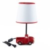 Vintage Pickup Truck or Camper Lighting - Red Truck Table Lamp