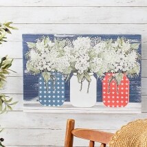Mason Jar Floral Wall Art
