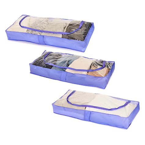 Set of 3 Lavender Scented Storage Bags