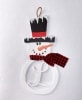 Snowman Monogram Door Hangers - L
