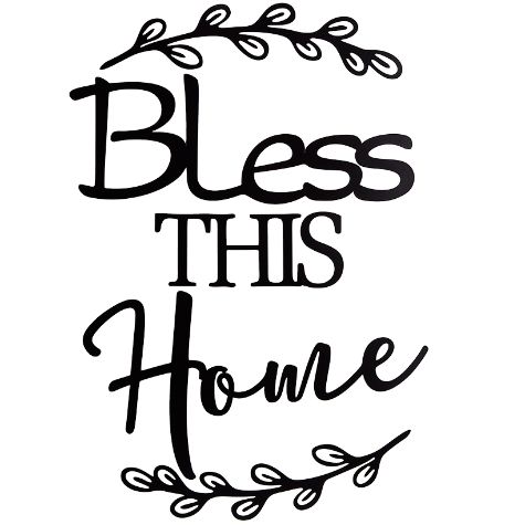 Simple Saying Wall Art Sets - Bless This Home