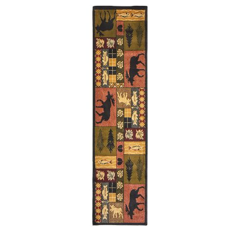 Lodge Decorative Rug Collection - 86" Runner