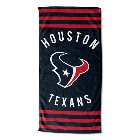 NFL 30" x 60" Striped Beach Towels - Texans