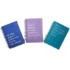 Set of 3 Humorous Coil Bound Notebooks