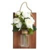 Floral Wall Sconces - White Flowers