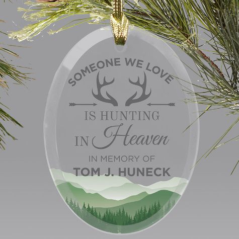 Personalized Someone We Love Memorial Ornaments - Hunting