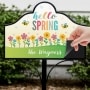 Personalized Hello Spring Yard Sign Magnet
