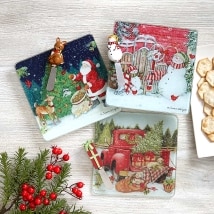 Holiday Cutting Board and Spreader Sets