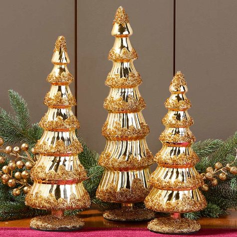 Glass Tabletop Trees