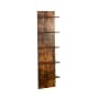 Wide Column Wall Shelves - Rustic Wood