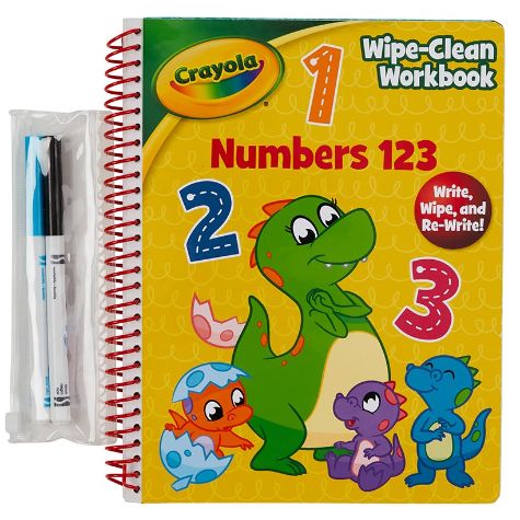 Crayola Write and Wipe 123 or ABC with Markers - 123