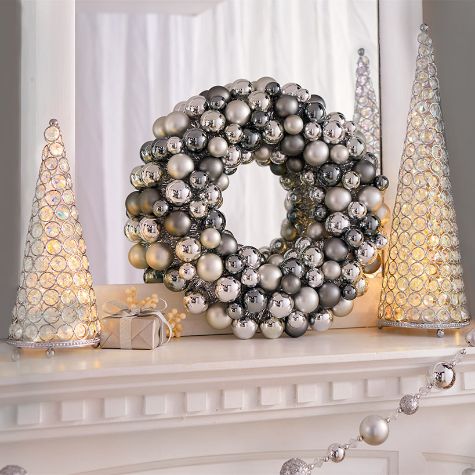 Metallic Ornament Wreath