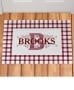 Personalized Country Plaid Doormats