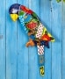 Tropical Metal Wall Sculptures - Parrot