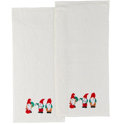 Gnome Christmas Collection - Set of 2 Kiitchen Towels