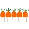 Bunnies Garden Stakes - Set of 6 Bunny and Carrot