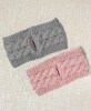 Sets of 2 Ponytail Knit Headwrap