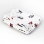 Checkered Moose Sherpa Backed Blanket or Flannel Sheet Set