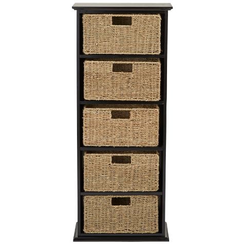Bookcases with 5 Baskets
