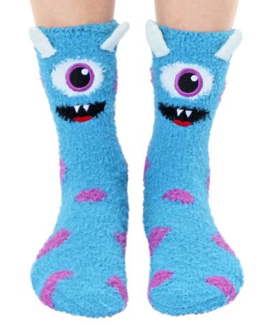 3-D Cozy Socks with Grippers