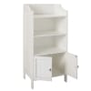 Storage Cabinets with 3 Shelves - White