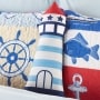 Nautical Shaped Accent Pillows - Lighthouse