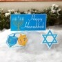 Set of 3 Hanukkah Yard Stakes