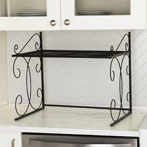 Over the Microwave Shelves - Black
