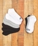 10-Pk. Men's Half Cushion Socks - Black/White/Gray Low-Cut