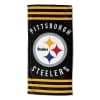 NFL 30" x 60" Striped Beach Towels - Steelers