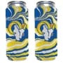 Sets of 2 Tie-Dye NFL Can Coozies - Set of 2 NFL Slim Can Coozie Rams