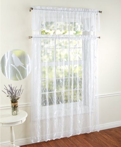 Songbird Lace Curtain Collection