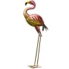 Colorful Metallic Bird Decor - Flamingo