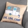 Live Love Camp Jumbo Plush Throw or Accent Pillow
