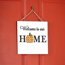 Interchangeable Home Sign