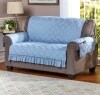 Quilted Furniture Protector with Ruffle and Pocket