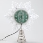 Lighted Snowflake Tree Topper