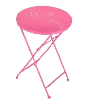 Foldable Metal Icon Tables or Chairs - Flamingo Table