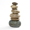 Stacked Sentiment Rock Figurines